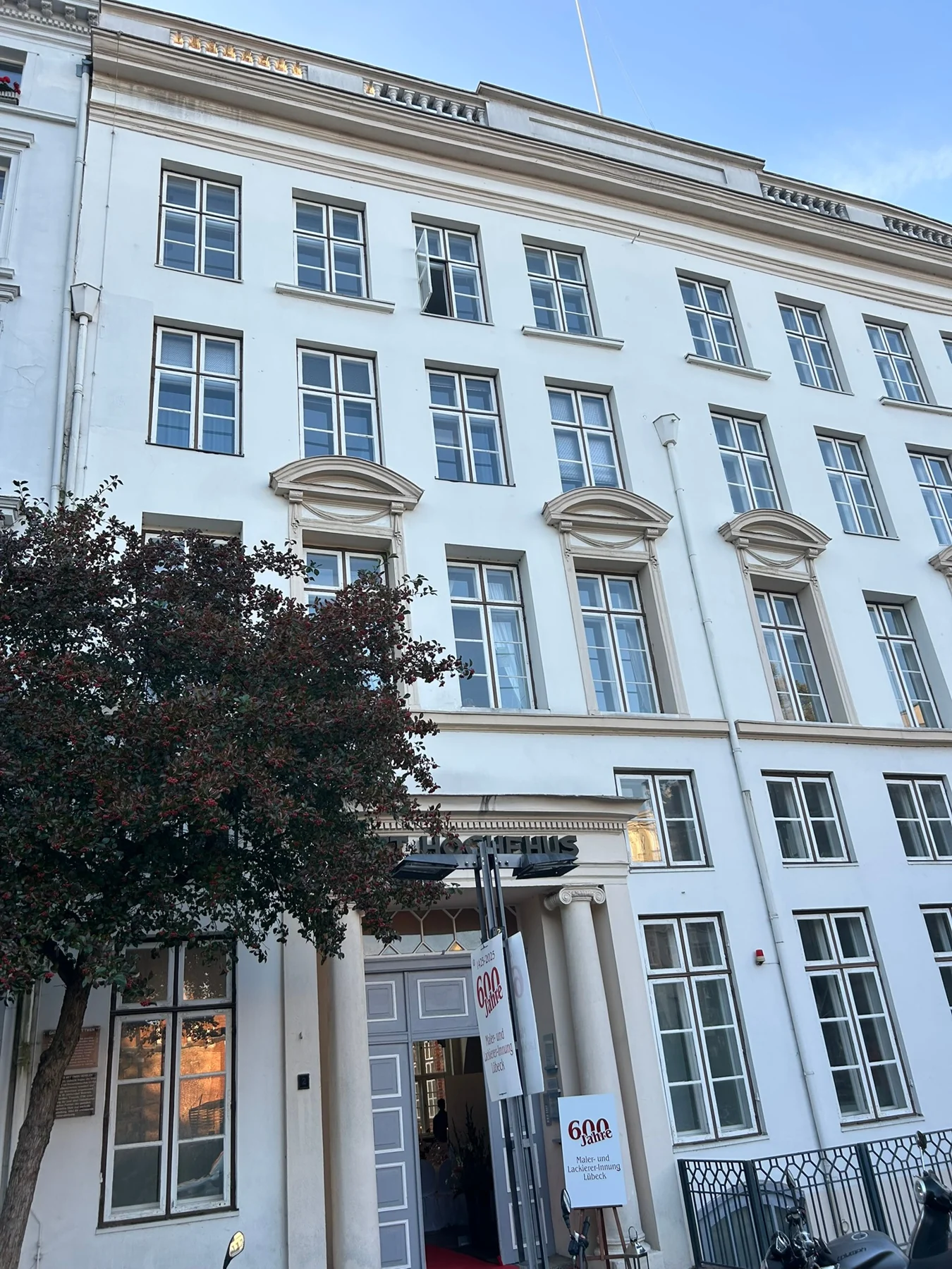 Die Fassade in der Lübecker Altstadt